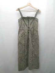 ◇ ⊂ GU カジュアル 無 ロング デニムワンピース サイズL ブラック系 レディース E  【1505290041119】