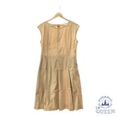 ち*ん様 イナバヨシエ　ワンピース　 新品未使用品　ベージュ 2025年最新】イナバヨシエ ワンピースの人気アイテム - メルカリ