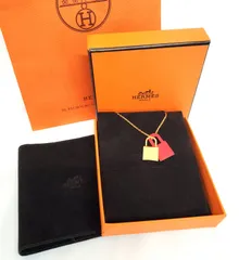 S102◆未使用【エルメス】オーケリー ネックレス D刻印◆ゴールド カデナ レディース