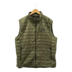 Patagonia パタゴニア サイズXL Nano Puff Vest 84242FA23 ナノパフベスト メンズ アウター カーキ ポリエステル