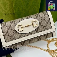 【今日特価】Gucci グッチ サドルバックルWoc チェーン着脱式で多目的収納対応デザイン