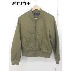 ■ COMME CA ISM コムサイズム 長袖 ジップアップ ジャケット サイズ11 カーキ系 レディース  【中古】 【1201070002027】