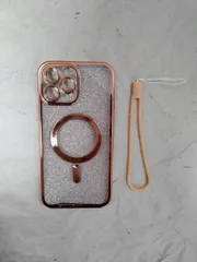 iPhone 15 Pro ケース キラキラペーパー付き MagSafeに対応 