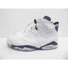 Air Jordan ネイビー/ホワイト　22.5 未使用　エアマックス JORDAN BRAND AIR JORDAN 6 RETRO (GS) WHITE/MIDNIGHT NAVY