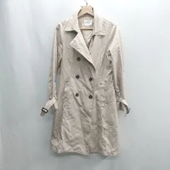 ◇ ⊇ GLACIER 長袖 トレンチ コート サイズL ベージュ レディース E  【1410290044544】