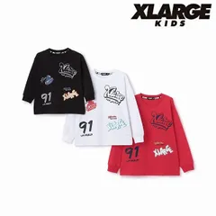 新品 2025年秋冬 エクストララージキッズ XLARGE KIDS 総柄グラフィティ長袖Tシャツ 130cm140cm X-LARGE KIDS キッズ 子供服 男児