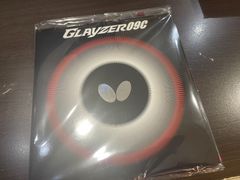 卓球　バタフライ　グレイザー09C　赤　特厚　新品未使用