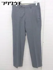 ◇ green label relaxing グリーンレーベル UNITED ARROWS ストライプ スラックス パンツ サイズ76 グレー メンズ  【中古】 【1112300004523】