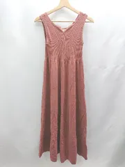 ◇ ⊂ BABYLONE バビロン ロング リブワンピース サイズF テラコッタ レディース E  【1502030003994】のサムネイル