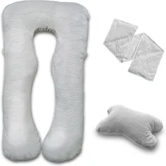 【訳アリ品】NEXUS SPITZE 妊婦 抱き枕 【雑誌掲載商品】 だきまくら 授乳クッション マタニティ FUWAMIN シムス位 ミニクッション 補充綿500g 付き 大きいサイズ ギフト プレゼント