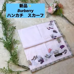 バーバリー 　ハンカチ　BURBERRY　ノバチェック　パンプス　帽子　ファッション柄　ピンク　新品