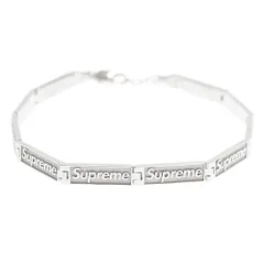 SUPREME (シュプリーム) ×Jacob&Co Logo Link Bracelet  ジェイコブ ロゴリンクブレスレット シルバー 10LINKのサムネイル