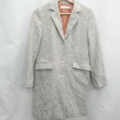 ◇ ⊇ CHIC CROCODILE　シッククロコダイル 長袖 コート サイズS グレー系 レディース E  【1505130005028】
