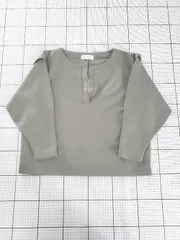 ◇ ⊆ Simplicite シンプリシテェ 長袖 カットソー サイズ表記なし グリーン系 レディース E  【1509100070030】