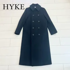 HYKE ハイク メルトン ロングPコート キャメル HYKE ハイク メルトン ロングPコート キャメル HYKE ハイク メルトン