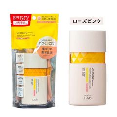 アンレーベルラボ V トーンアップ UVミルク ローズピンク 50ｍL 美容乳液 トーンアップ ビタミンC誘導体 紫外線 SPF50+ PA++++ 日焼け防止　シミ　ビタミンC　UV　敏感肌　化粧下地