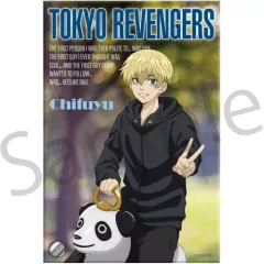 【中古】アクリルスタンド・アクリルパネル 松野千冬とパンダ  アクリルプレート 「東京リベンジャーズ」