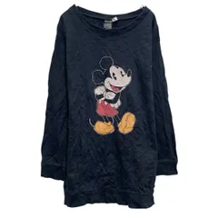 H&M キャラクタースウェット トレーナー エイチアンドエム XS ブラック プルオーバー 古着卸 アメリカ仕入 a703-5816