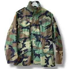 M-65 82年製 US実物 SCOVILL ZIP ウッドランドカモ US(米軍) ウッドランドカモ M65 フィールドジャケット/襟プラ