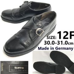 90s?/Vintage★ロイド/LLOYD★クレープソール/本革/モンクストラップシューズ【12/30.0-31.0/黒】ビジネス/Leather/Dress shoes◆bWB106-6