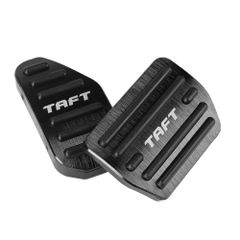 LEXLEYS「最新型」ダイハツ タフト TAFT LA900S系 LA910S系(2020年6月～) アルミ ペダル アクセル ブレーキ カバー 工具不要 滑り止め付 被せる ゴム カスタムドレスアップ パーツ（ブラック）