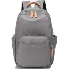 【新着商品】[PAOIXEEL] 2層構造 14ポケット リュック レディース メンズ A4 大容量 PCリュック 通学 通勤 大人 おしゃれ 防水 軽量 ナイロン 背面ファスナー 外出 アウトドア 男女兼用 リュックサック バックパック マザーズリュック