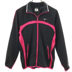 NIKE ナイキ トラックジャケット L ブラック ジャージ レディース 古着