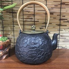 鉄瓶 銘日本亀文堂・葡萄文様 虎山工房 - メルカリ