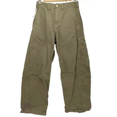 ジーユー GU バレルレッグワークパンツ メンズ JPN：S 