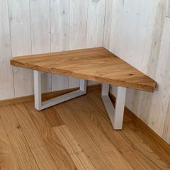 国産杉材　すみっこテーブル　三角テーブル ローテーブル ちゃぶ台 [T029]
