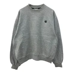 Champion 無地 スウェット トレーナー L ライトグレー チャンピオン 裏起毛 ワンポイントロゴ 古着卸 アメリカ仕入 a709-5218