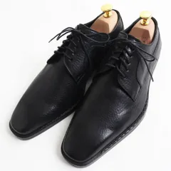 未使用品●Dior HOMME ディオールオム プレーントゥ レースアップ レザーシューズ/ダービーシューズ ブラック 40 1/2 イタリア製 メンズのサムネイル