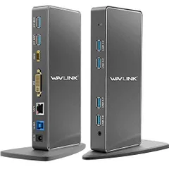 WAVLINK USB-C Dock ドッキングステーション/usb ハブ type-c/4K