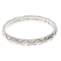 CHANEL (シャネル) マトラッセリング Pt950 プラチナリング シルバーのサムネイル