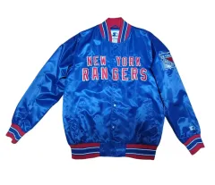 スタジャン　NHL ニューヨークレンジャーズ　ビーバールーツ　カナダ製　袖革 2025年最新】New York RANGERS スタジャンの人気アイテム - メルカリ