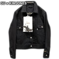 未使用 GU × KIM JONES 1st/2ndタイプ デニムジャケット Sサイズ 刺繍入り Gジャン トラッカージャケット キムジョーンズ