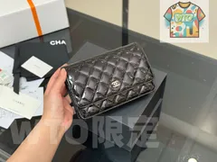 【今日WTO】Chanel シャネル フクバッグ 漆皮素材でカードポケットと暗袋が実用的に配置-WTO輸入2-XCL12