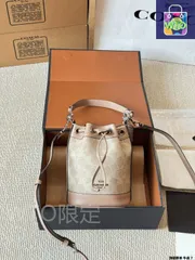【今日WTO】Coach コーチ デンプシー15 ミニバケットバッグ 抽ひも開閉が特徴、可愛らしいデザイン-WTO輸入2-NI40
