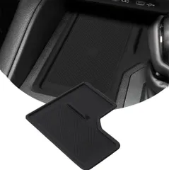 新品 YFFSFDC トヨタ 新型 ランドクルーザー 250系 専用 ワイヤレス充電 マット センターコンソール ワイヤレス充電 ドレスアップ ラバーマット 滑り止め 内装パーツ 右ハンドル用