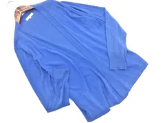 NATURAL BEAUTY BASIC ナチュラルビューティーベーシック ニット カーディガン sizeM/青 ■◇ レディース