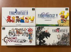SFC ファイナルファンタジーⅣ.Ⅴ.Ⅵ ・クロノトリガー　箱説付き スクウェアスーパーファミコン