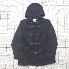 ◇ ⊇ GLOBAL WORK グローバルワーク シンプル系 長袖 ダッフルコート サイズ150 ブラック系 レディース E  【1508250008733】