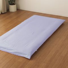 メリーナイト 日本製 綿100% 敷布団カバー フロム シングルロング サックス