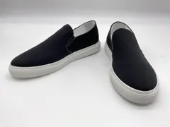 ジャブス アルキヴィオ黒スウェードレザースリッポンスニーカー ジャブ