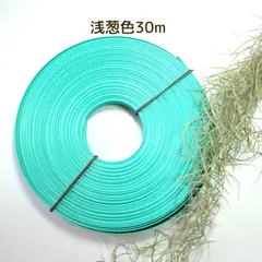 クラフトバンド　エコクラフト　紙バンド　　浅葱色30mのサムネイル