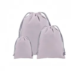 【数量限定】XINYUELI 巾着袋 無地 大 （S，M，L， 3枚セット）巾着 無地 帆布 旅行 着替え袋 巾着 収納袋 引きひも袋 キャンバス製 コットン生地 男子 女子 通園 通学 保育園 幼稚園 小学校 お着替え入れ 体操着入れ 靴袋 ベビーキッズ (