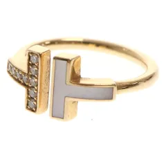 ティファニー　Tiffany Tワイヤー　リング　マザーオブパール　9号 楽天市場】ティファニー TIFFANY&Co. Tワイヤー リング 指輪