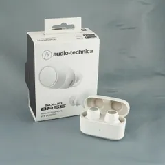 audio technica ATH-CKS30TW ワイヤレスイヤホン USED超美品 SOLID BASS 重低音 外音取込 マイク コンパクト ホワイト 外箱付 完動品 V1465