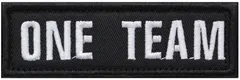ワッペン ONE TEAM（ワンチーム） マジックテープ着脱式 刺繍パッチ