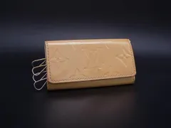 LOUIS VUITTON ルイヴィトン M91544 モノグラムヴェルニ ミュルティクレ4 4連 キーケース 鍵入れ レディース イエロー系 DJ4412